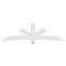Ekena Millwork Alberta Architectural Grade PVC Gable Bracket, 96"W x 28"H x 4"D x 6"F, 7/12 Pitch GBP096X28X0406ALB00 - alternate 2